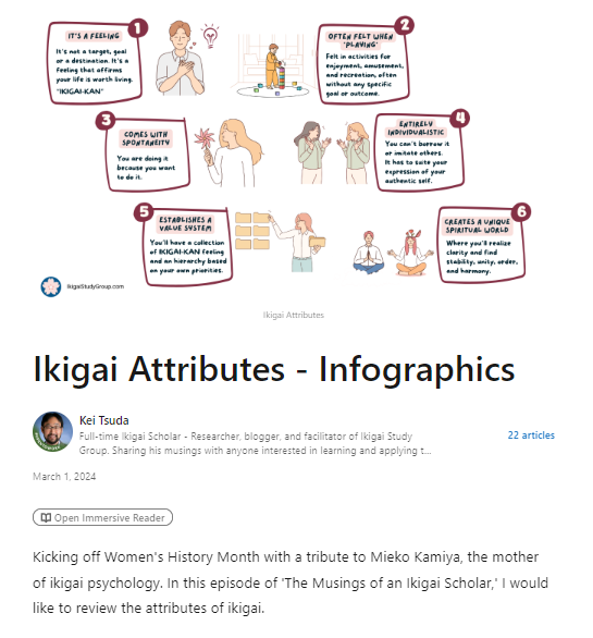 Ikigai Attributes